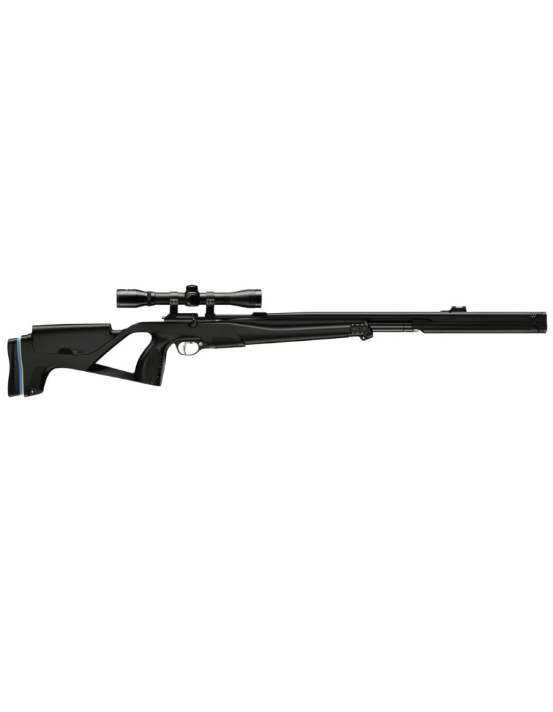 Carabine AIR Stoeger XM1 S4 COMBO 4X32 CAL4.5 19.9J à pompe et 3 chargeurs PCP41003G
