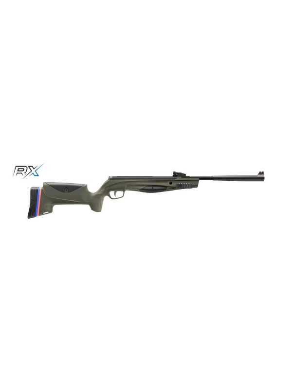 Carabine AIR Stoeger RX3 TAC synthétique HAUSSE + GUIDON CAL.4,5 7.5J VERTE RXT3002D