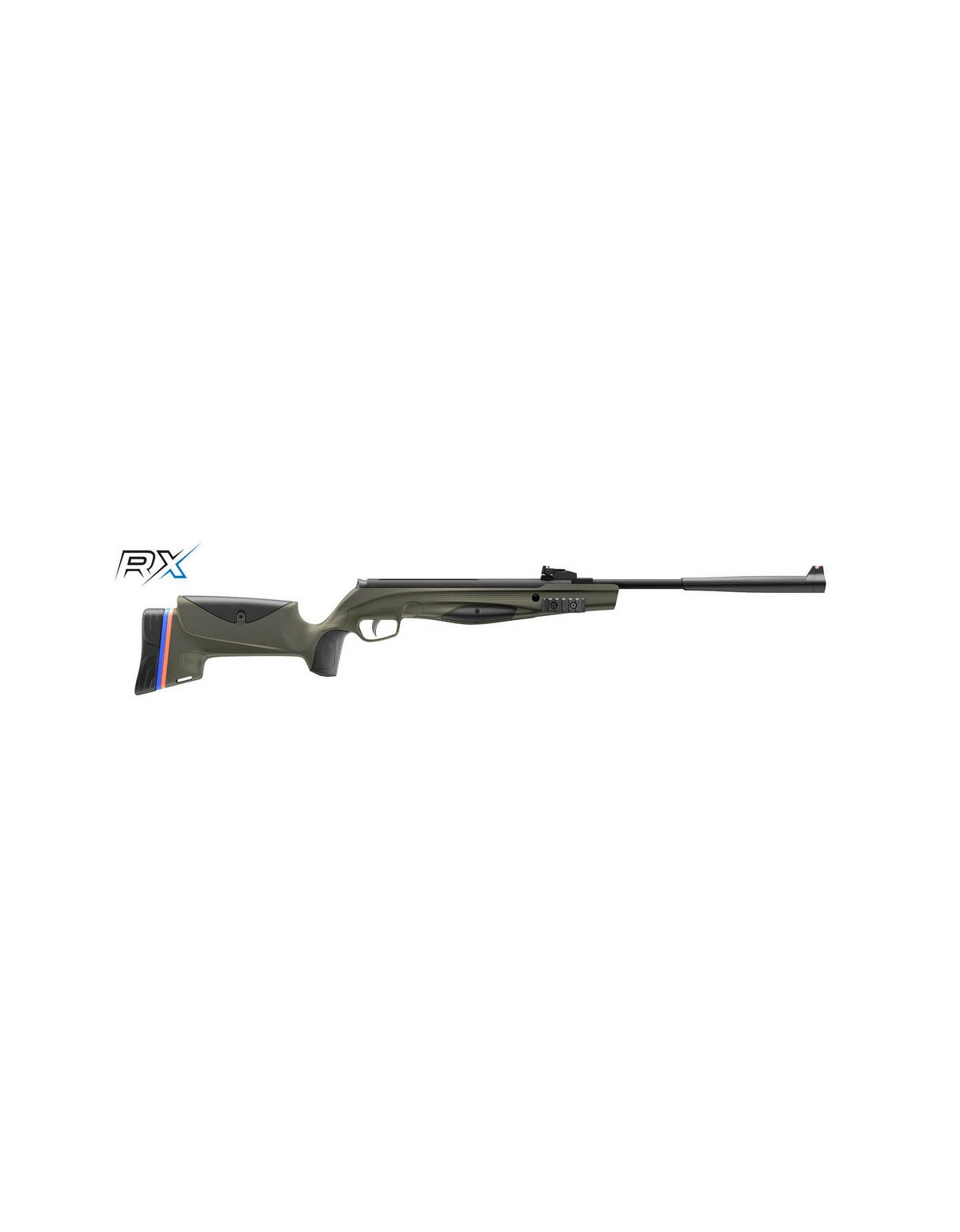 Carabine AIR Stoeger RX5 TAC HAUSSE et GUIDON CAL.4,5 10J VERTE RXT5007A