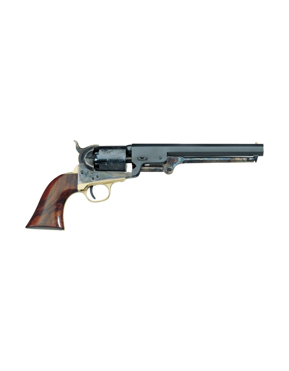Revolver Uberti 1851 NAVY-OVAL TG .36 7.1/2" bronze octogonal poudre noire 340000