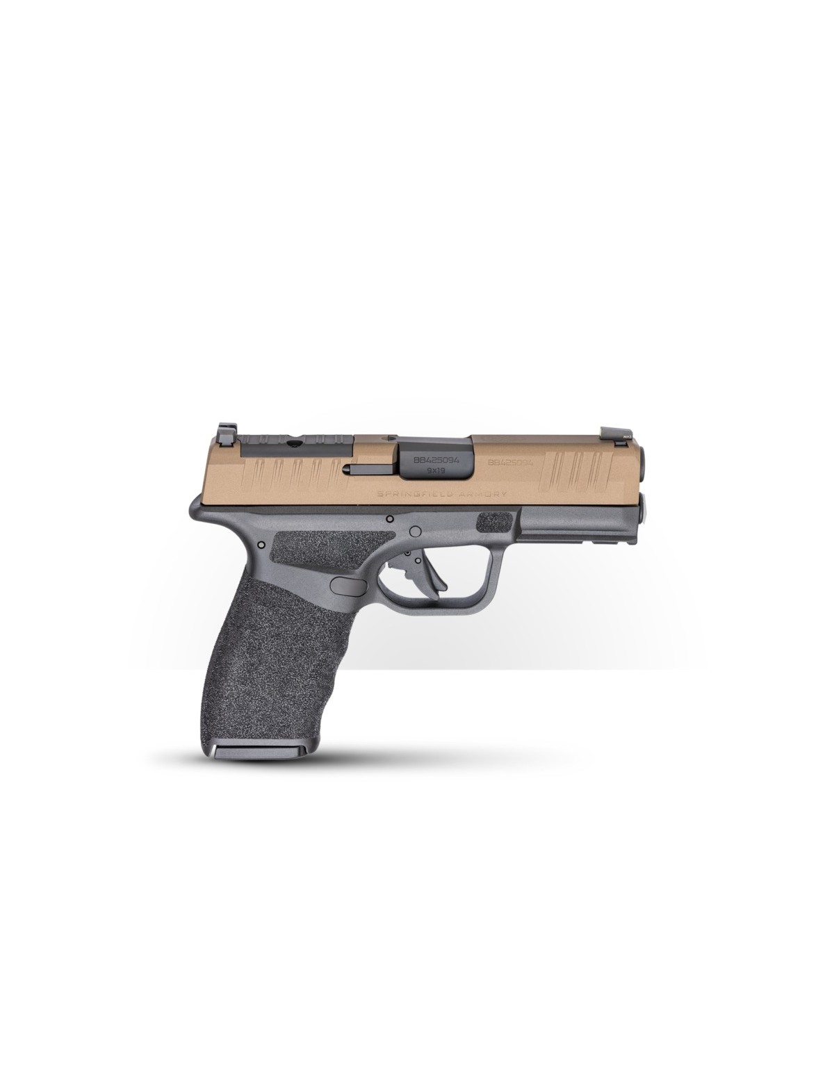 Pistolet Springfield Armory HELLCAT PRO OSP NOIR/BRONZE cal. 9X19 - chargeurs 1x15/1x17 coups