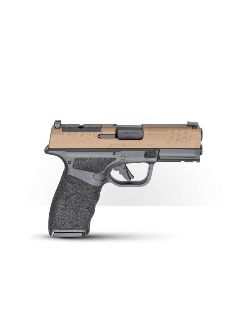 Pistolet Springfield Armory HELLCAT PRO OSP NOIR/BRONZE cal. 9X19 - chargeurs 1x15/1x17 coups