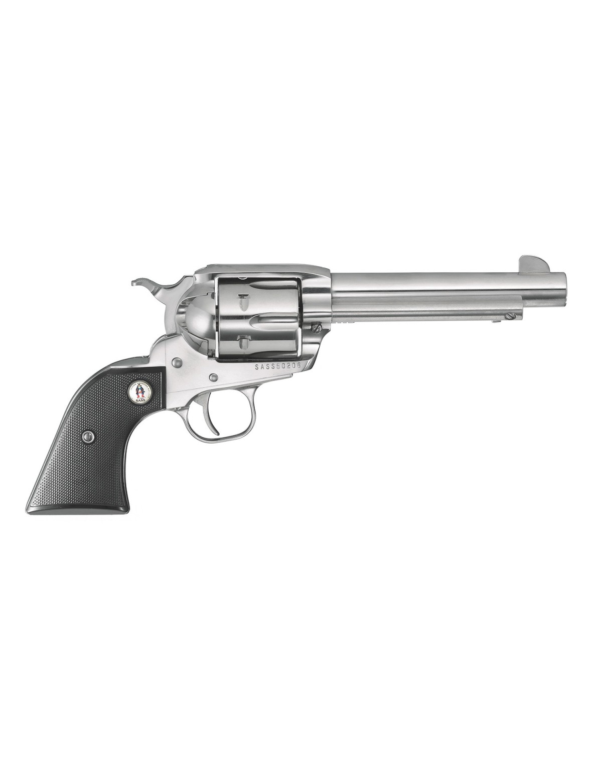 Revolver Ruger NEW VAQUERO KNV-455-SASS en paire .45COLT 5.1/2" 6CP inox avec MALLET