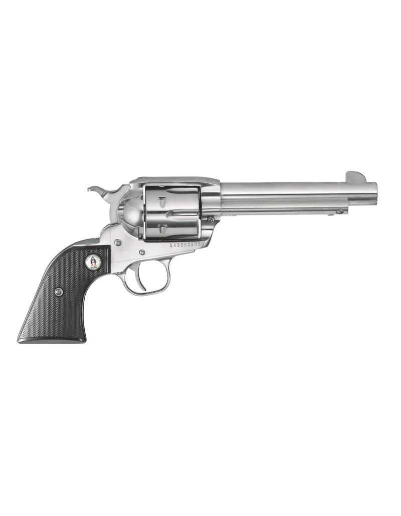 Revolver Ruger NEW VAQUERO KNV-455-SASS en paire .45COLT 5.1/2" 6CP inox avec MALLET