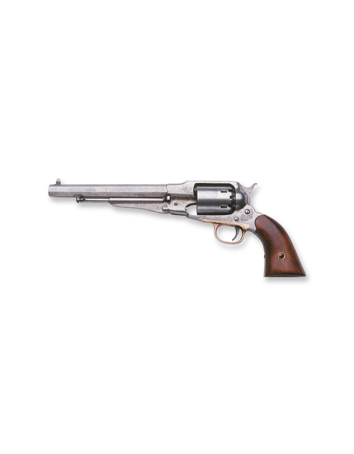 Revolver Uberti 1858 NEW ARMY IMPROVED .44 8" ANTIQUE poudre noire
