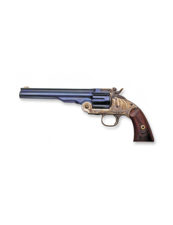 Revolver Uberti 1875 SECOND MODEL SCHOFIELD .QD .45COLT 7" BLEU/JASPE