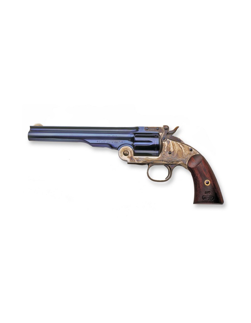 Revolver Uberti 1875 SECOND MODEL SCHOFIELD .QD .45COLT 7" BLEU/JASPE