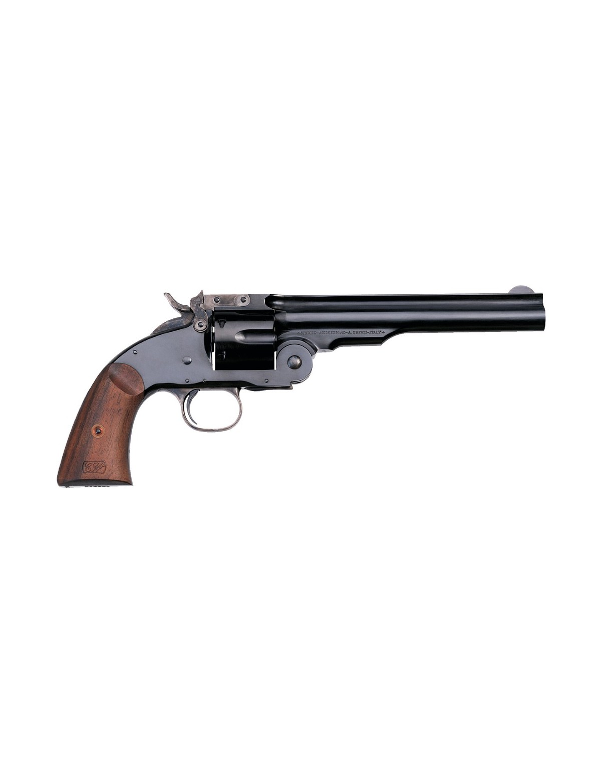 Revolver Uberti 1875 SECOND MODEL SCHOFIELD .QD .45LC 7" nickelé