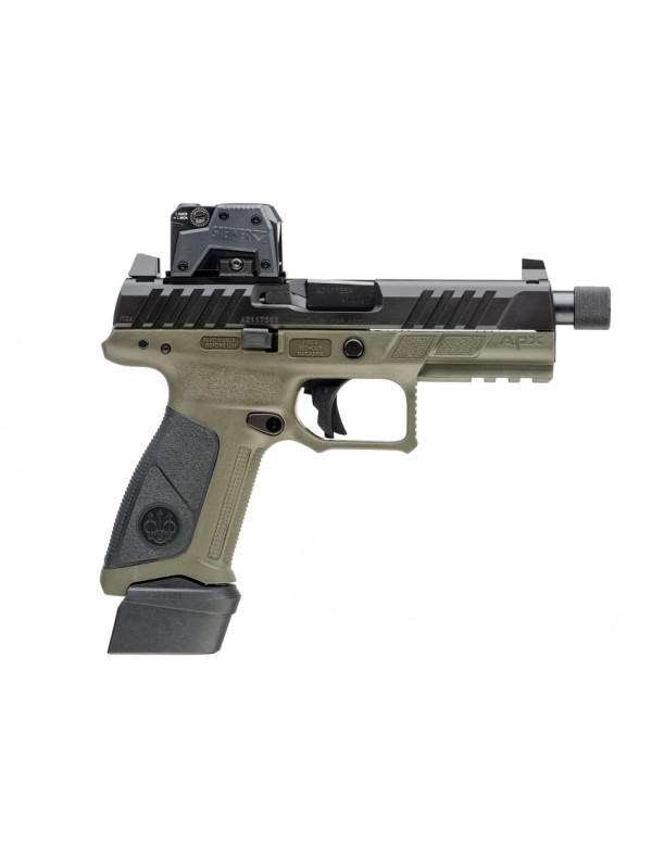 Pistolet Beretta APX A1 FULL SIZE TACTICAL OD 9 Para 2 chargeurs 17 coups