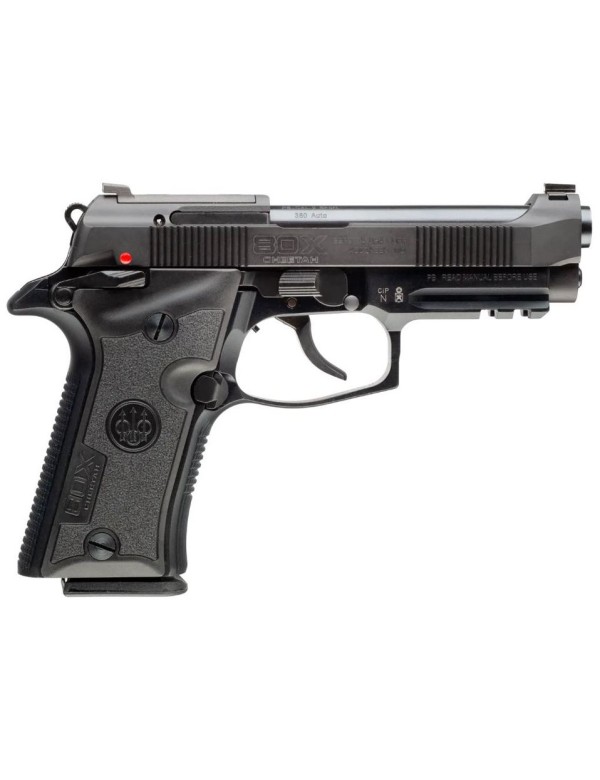 Pistolet Beretta 80X CHEETAH BLACK 9 mm court 2 chargeurs 13 coups