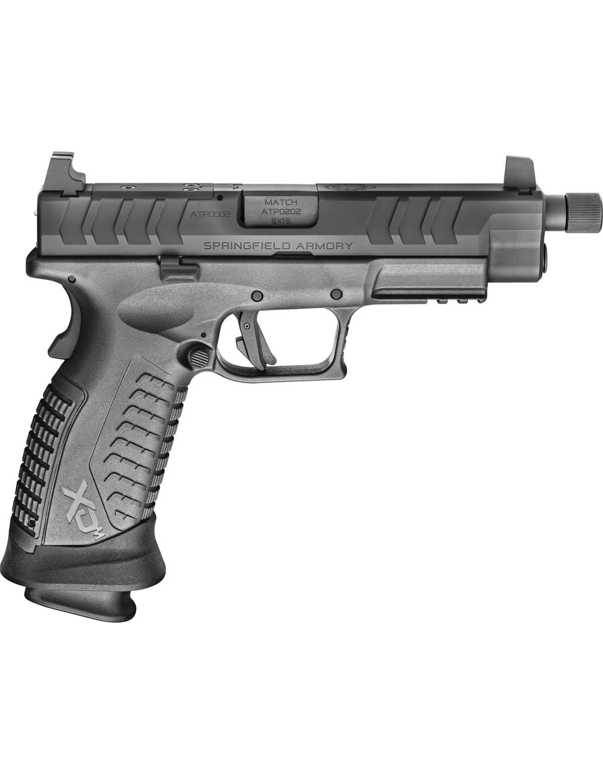 Pistolet Springfield Armory XD-M ELITE 4.5 OSP canon fileté cal. 9X19 - chargeurs 2x20 coups