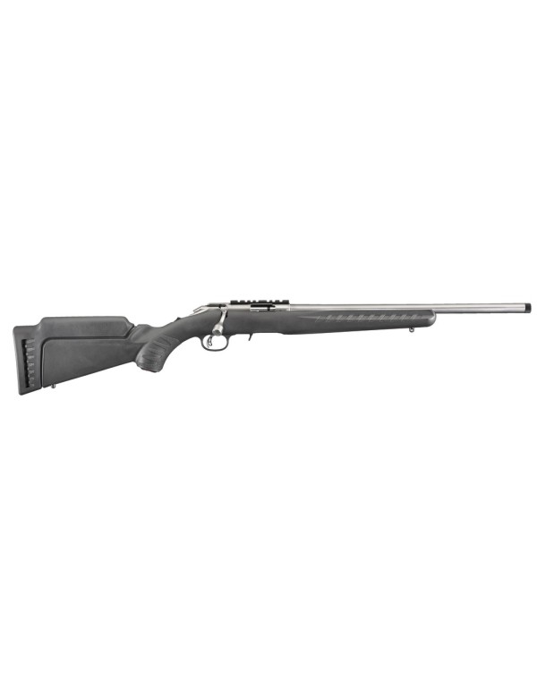 Carabine Ruger AMERICAN RIMFIRE .22LR 10 coups 18" 46CM fileté 1/2-28" noire canon inox