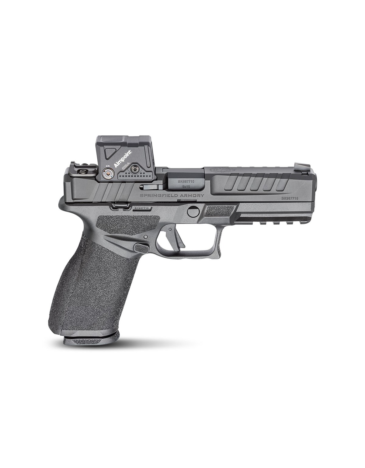 Pistolet Springfield Armory ECHELON 4.5F avec AIMPOINT COA cal 9x19 chargeurs 17 et 20 coups