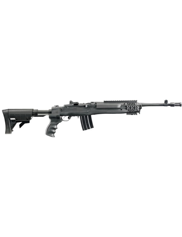 Carabine Ruger MINI-14 TACT .300BLK 5 coups 16.12"40.94CM CACHE FLAMME noir crosse FIXE