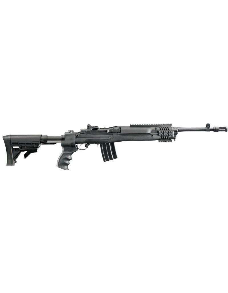 Carabine Ruger MINI-14 TACT .300BLK 5 coups 16.12"40.94CM CACHE FLAMME noir crosse FIXE