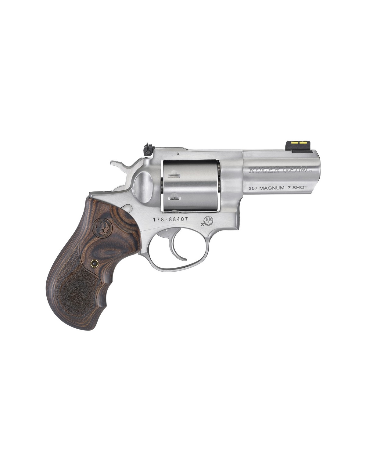 Revolver Ruger GP100 KGP141 .357MAG 4.20" 10.7CM 6 coups inox VISEE REGLABLE