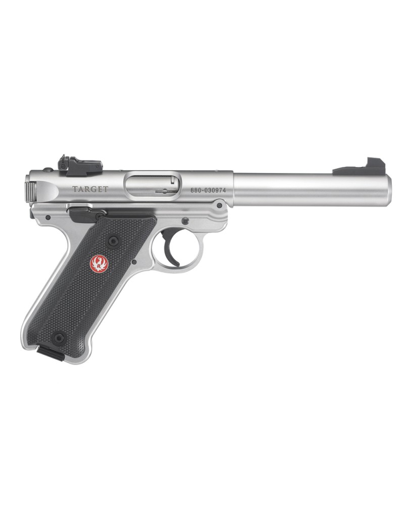Pistolet Ruger MARK IV .22LR 5.1/2" 10 coups inox TARGET 40103 (2C)