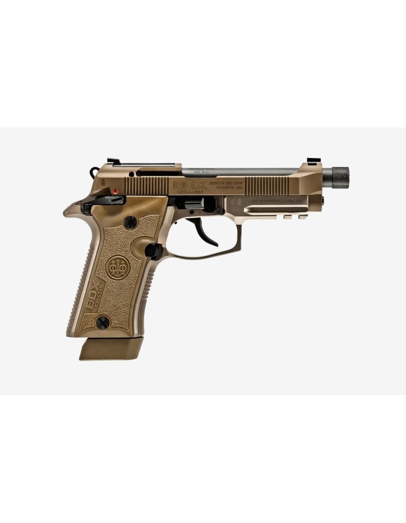 Pistolet Beretta 80X CHEETAH TACTICAL FDE .9 MM court (.380) 2 *15 coups