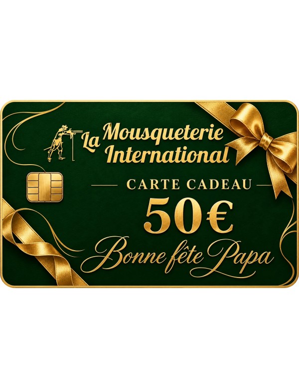 Carte cadeau Fête des pères 50 €