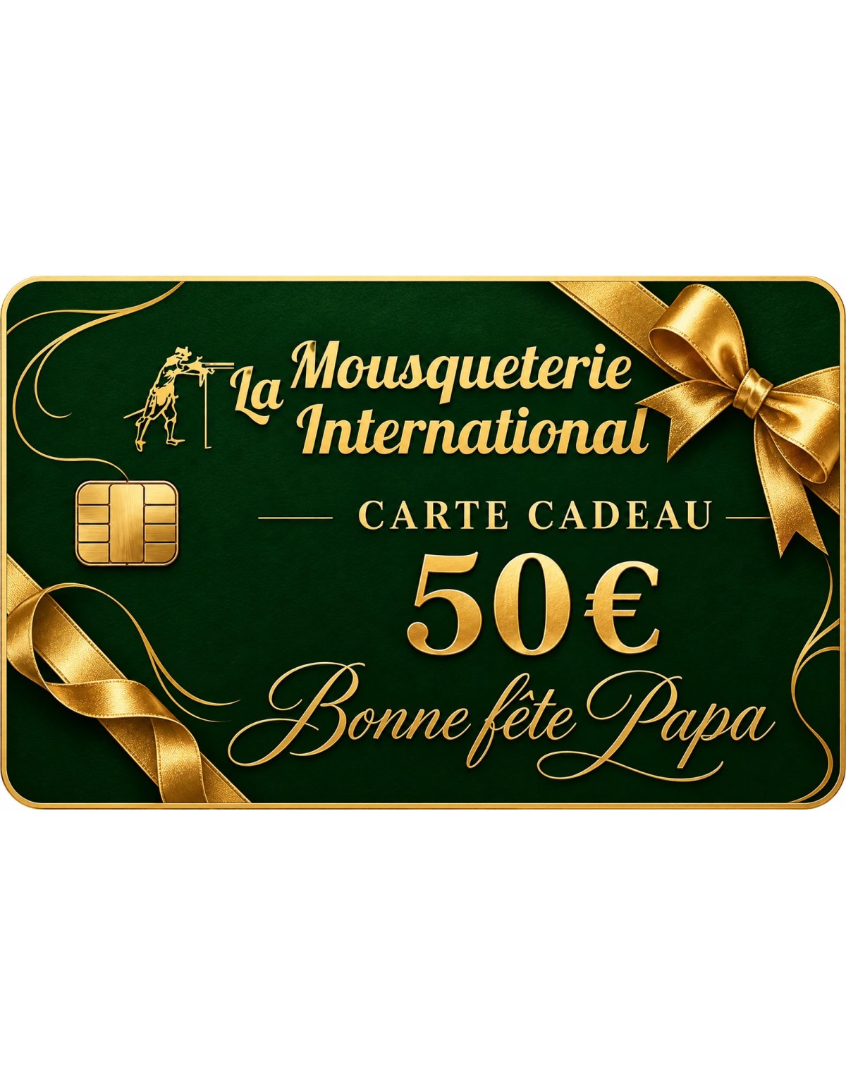 CARTE CADEAU FÊTE DES PÈRES - Valeur 50 €