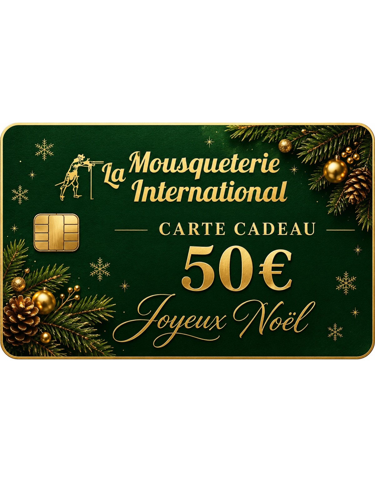 CARTE CADEAU NOËL - Valeur 50 €