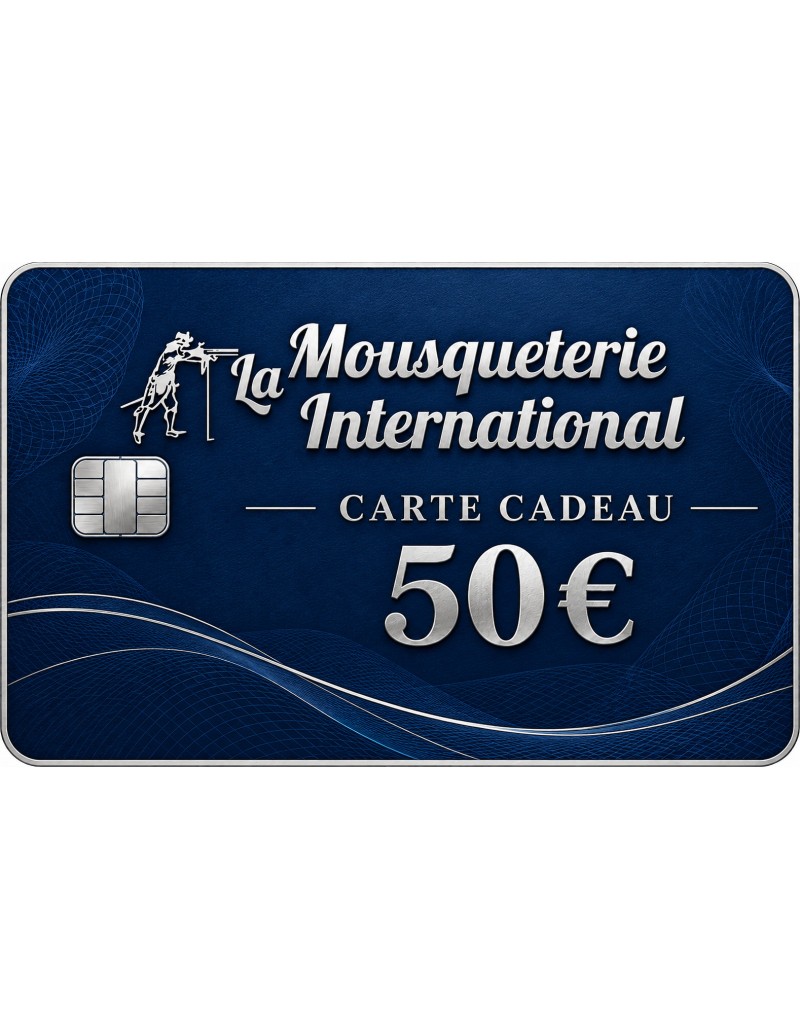Carte cadeau La Mousqueterie International 50 €