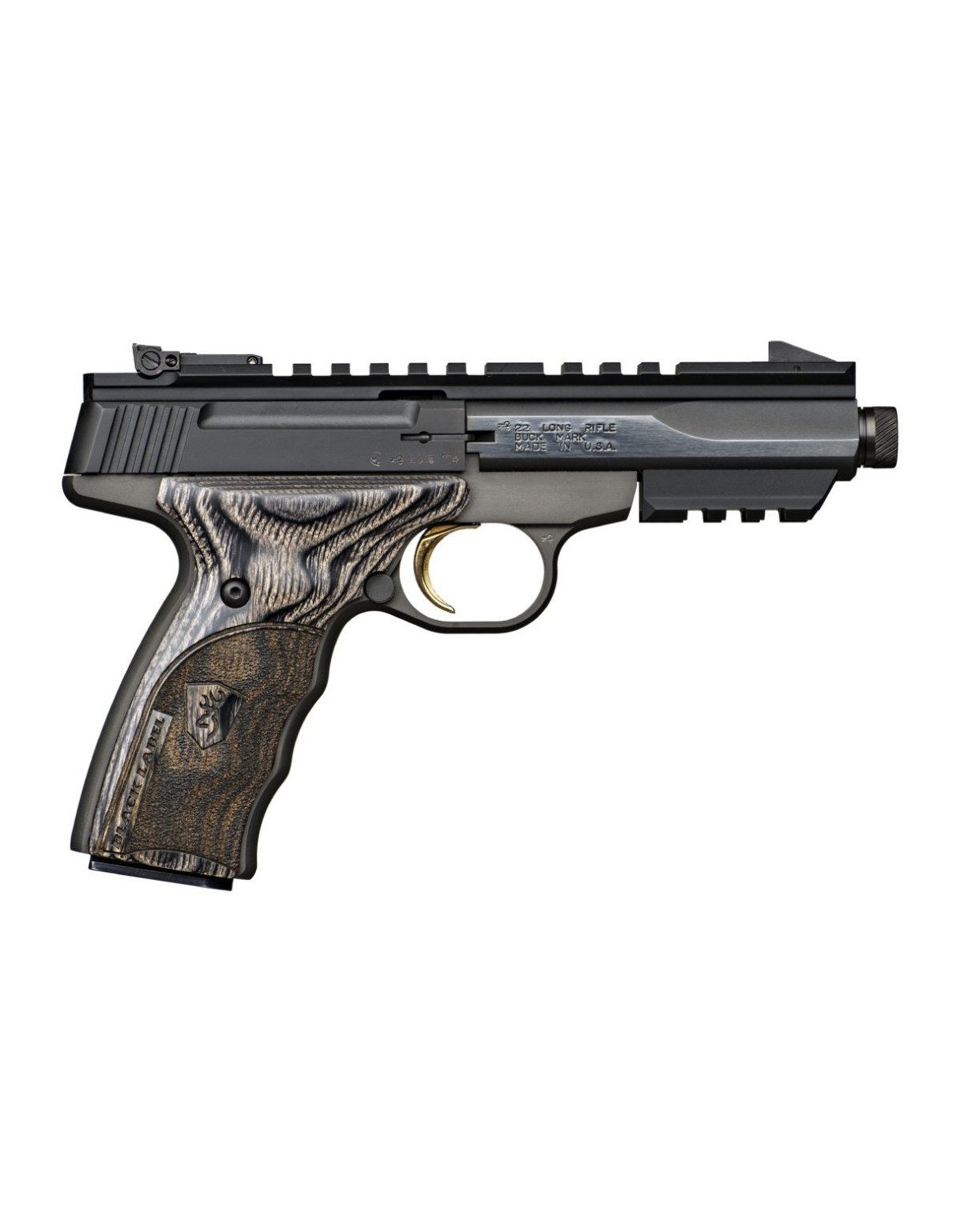 Pistolet Browning Arms Buckmark Micro Cntr Blk Lbl ADJ S THR 22LR
