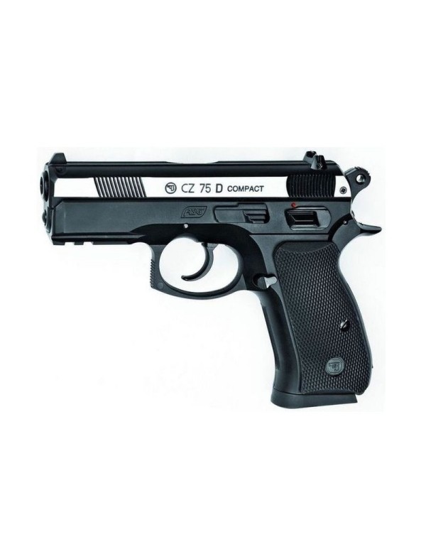 Pistolet Asg CZ 75D Compact Bicolore NB 4.5 CO2-BBS