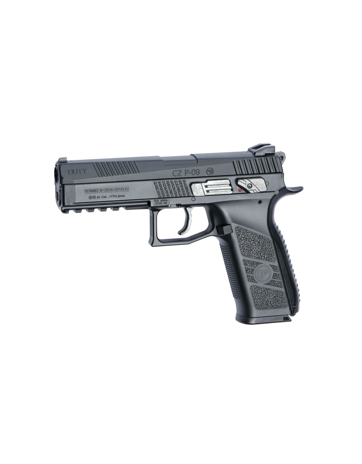 Pistolet Asg CZ P-09- Duty BB CO2 4,5 -PLOMBS OU BBS