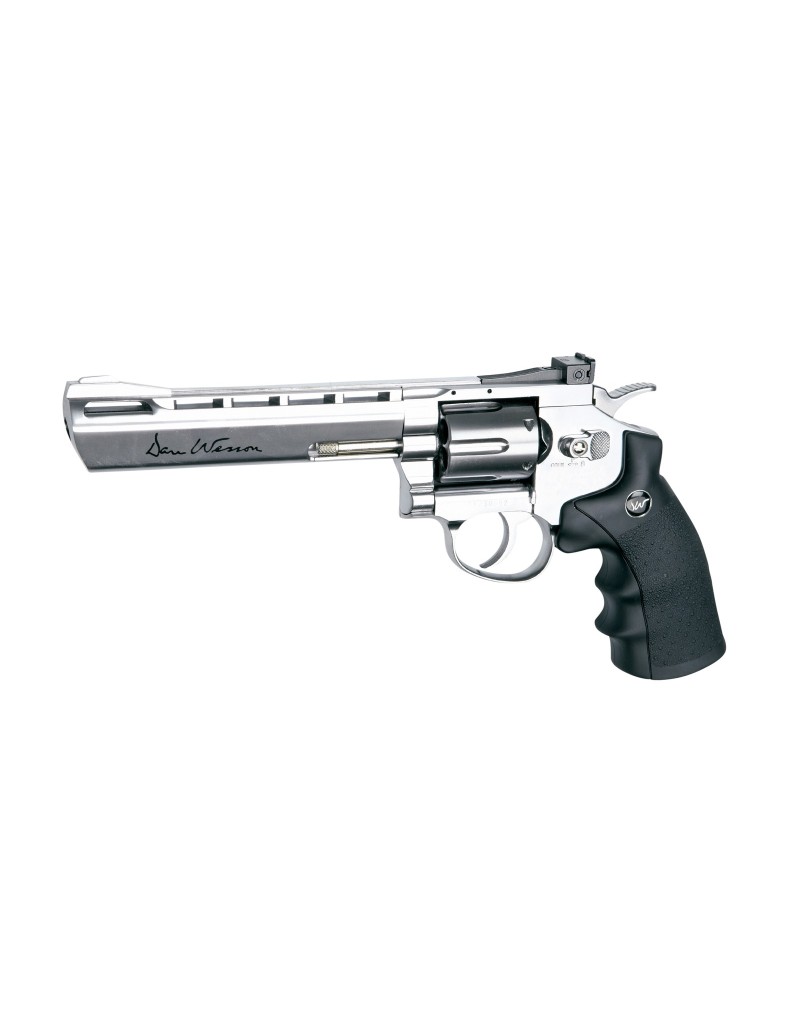 Revolver Asg Gnb Dan Wesson 6'' Chrome Brillant 4.5 CO2- Plombs