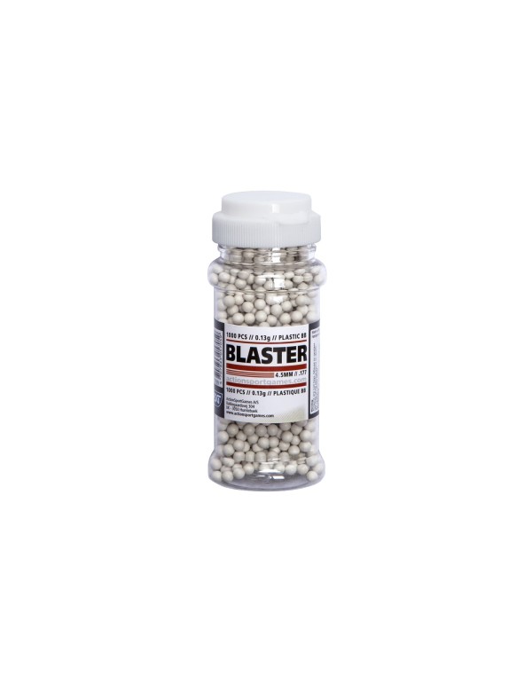 Billes ASG 4.5 plastiques 0.13G par 1000 pcs.