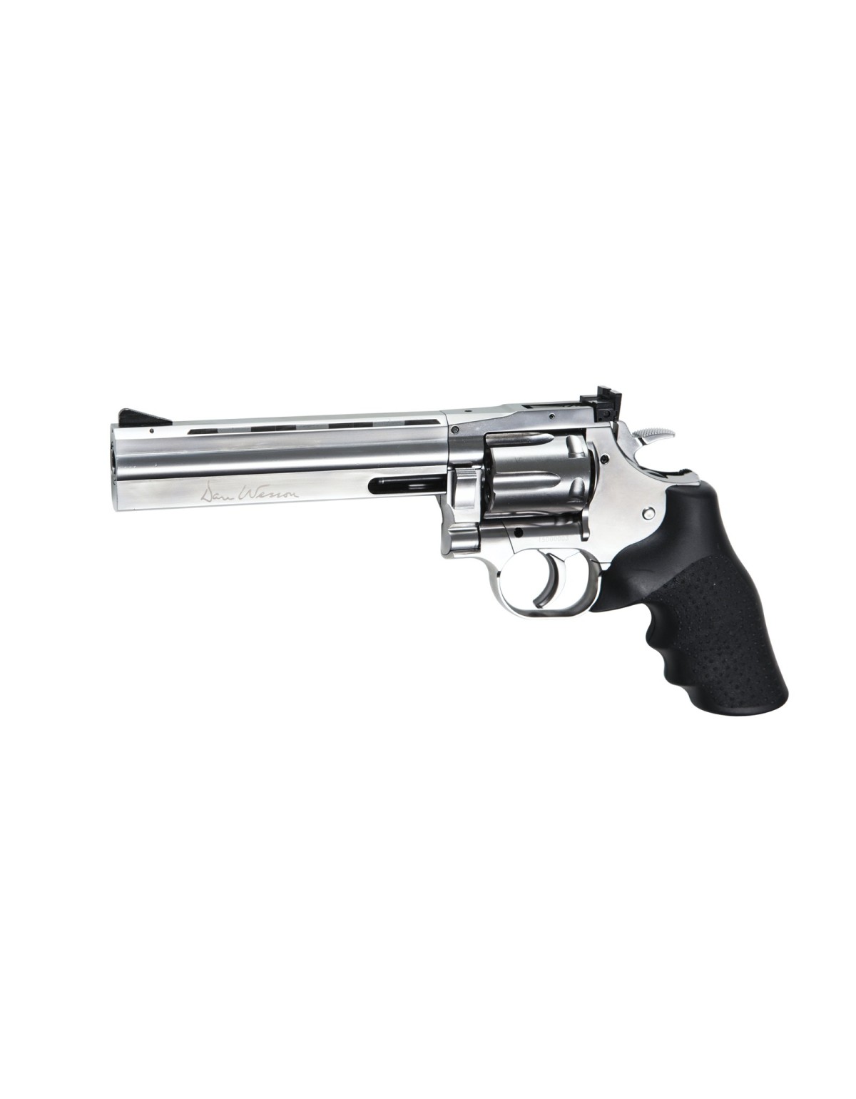 Revolver Asg Gnb Dan Wesson DW715 6'' Silver 4.5 CO2- BBS
