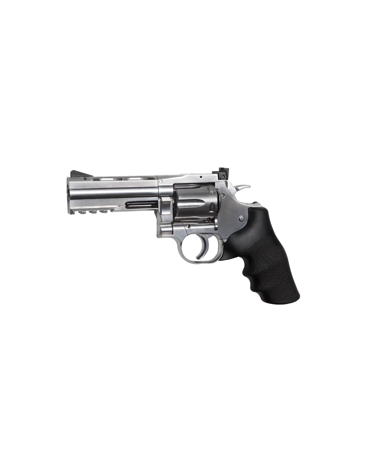Revolver Asg Gnb Dan Wesson DW715 4'' Silver 4,5 CO2- Plombs