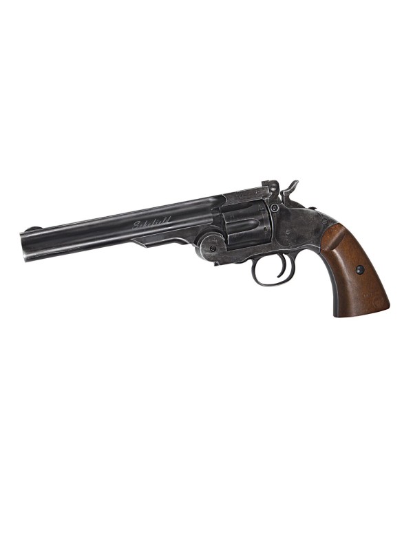 Revolver Asg Schofield 6" CO2 Black Full Metal 4.5 Plombs