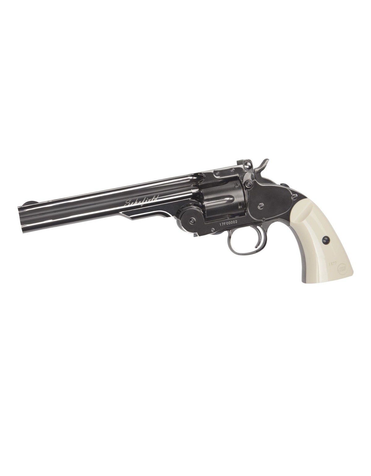 Revolver Asg Schofield 6" CO2 Grey Full Metal 4.5BBS