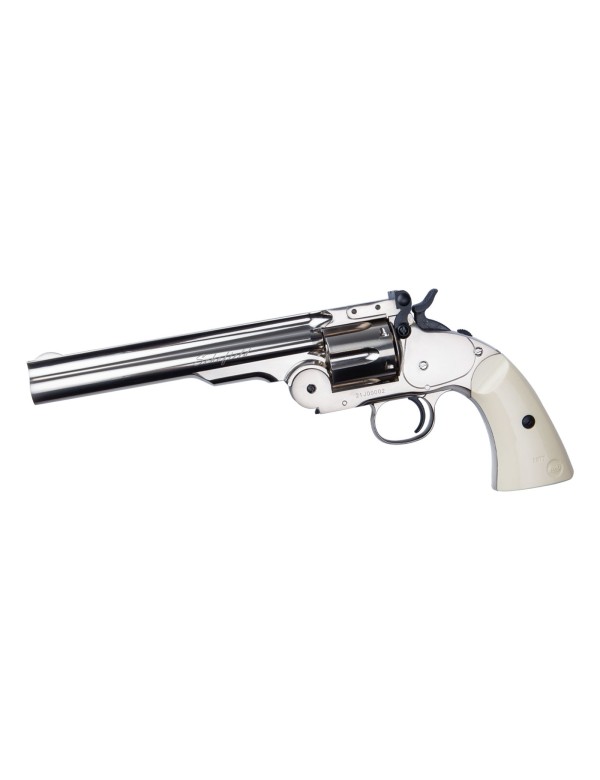 Revolver Asg Schofield 6 CO2 Ivory Full Metal 4.5 Plombs