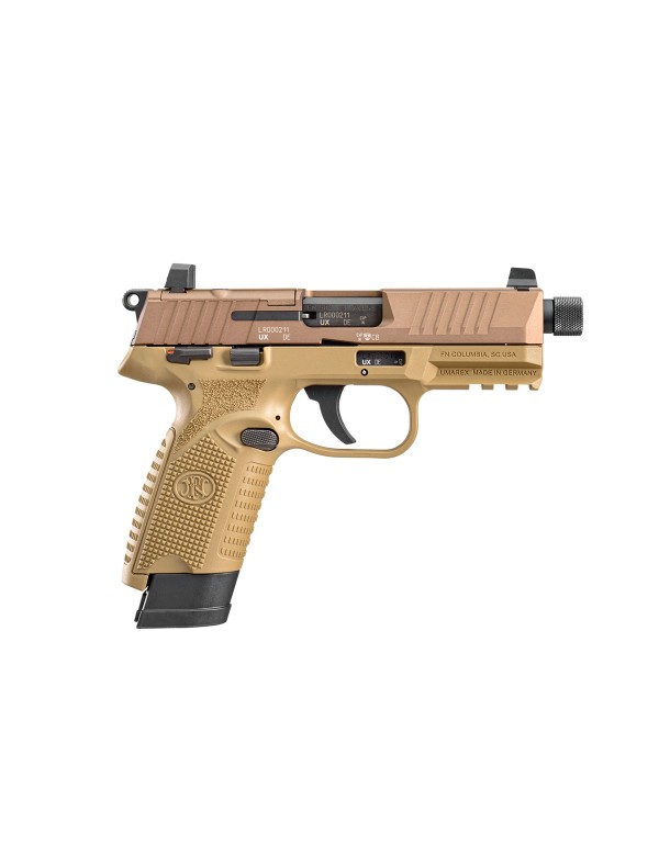 Pistolet FN Herstal FN 502 Tactical FDE 1X15 + 1X10 22LR