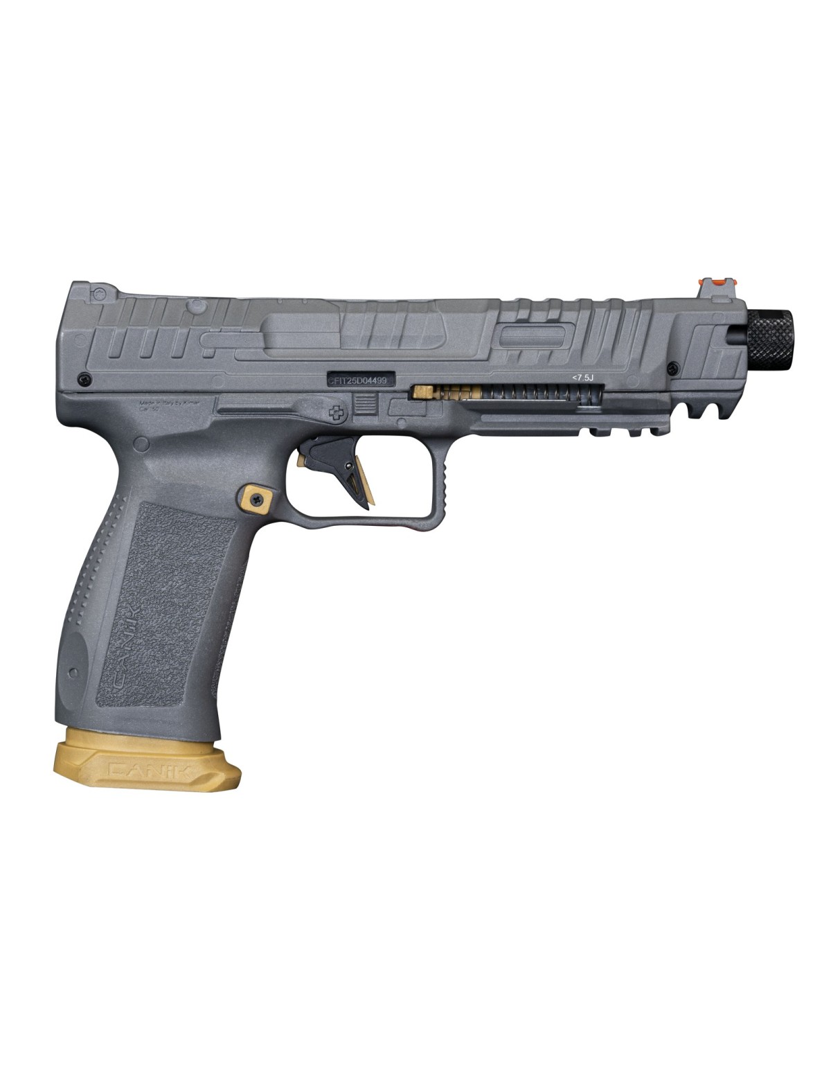 Pistolet Canik rival competition CO2 C50 silver/gold 7.5J