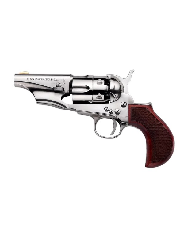 Revolver Pietta Replique 1862 Colt Pocket Police acier Old Silver Cal 44 PN