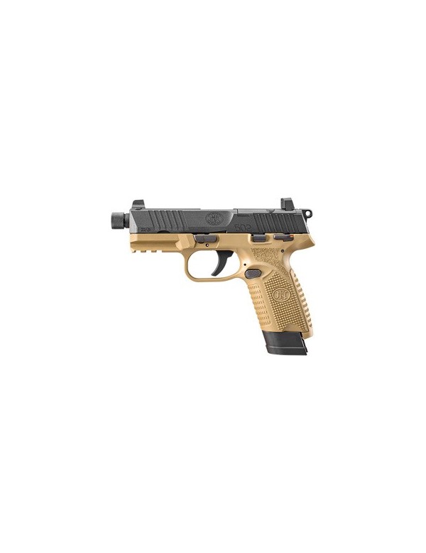 Pistolet FN Herstal FN 502 Tactical FDE/BLK 1X15 + 1X10 22LR