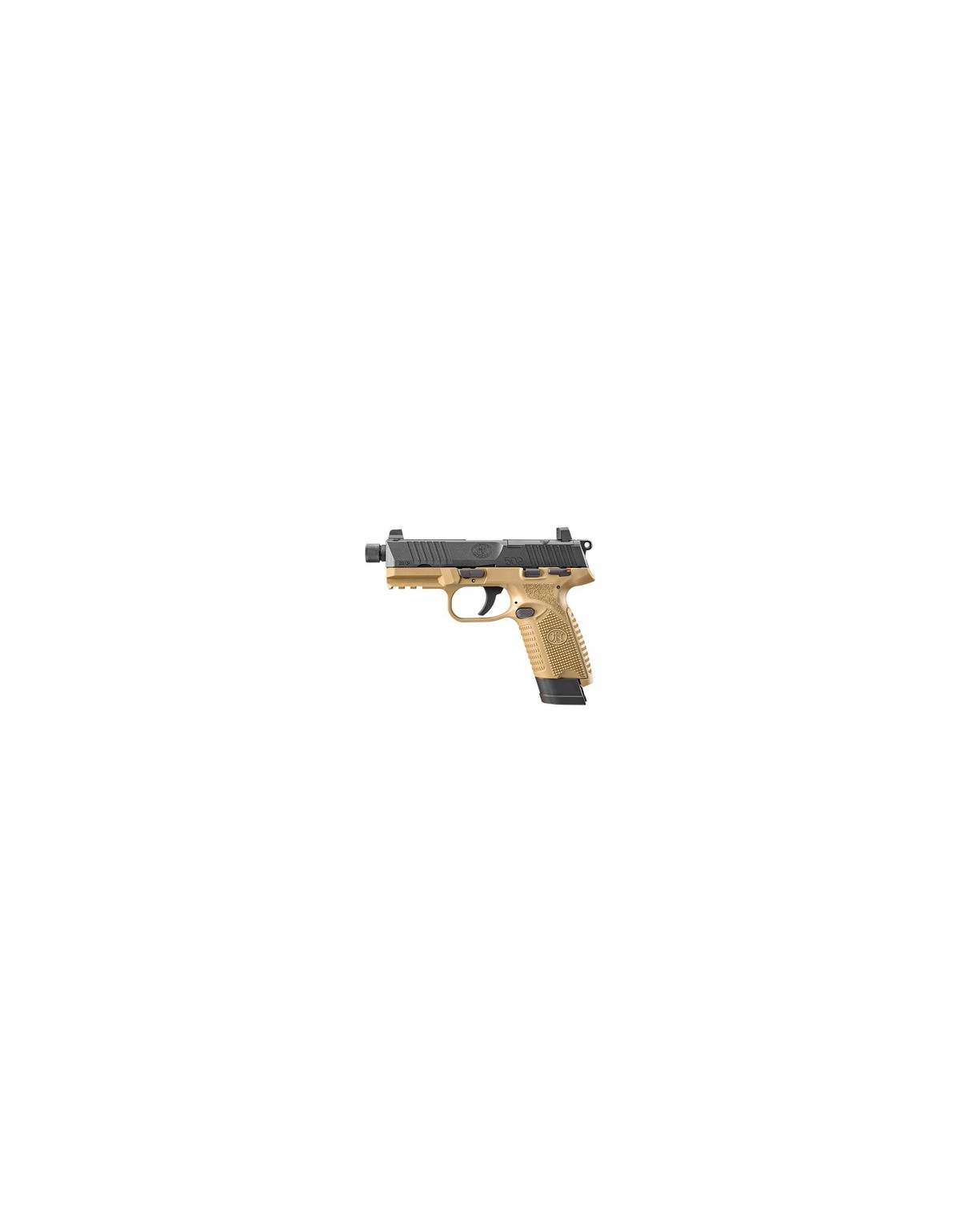 Pistolet FN Herstal FN 502 Tactical FDE/BLK 1X15 + 1X10 22LR
