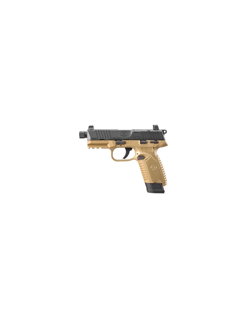 Pistolet FN Herstal FN 502 Tactical FDE/BLK 1X15 + 1X10 22LR