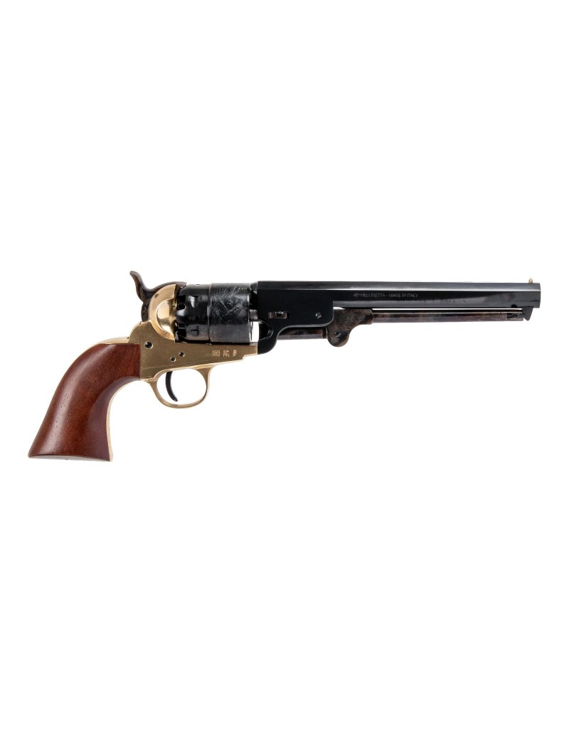 Revolver Pietta Replique 1851 Navy Laiton Cal 44 PN Gravure Laser