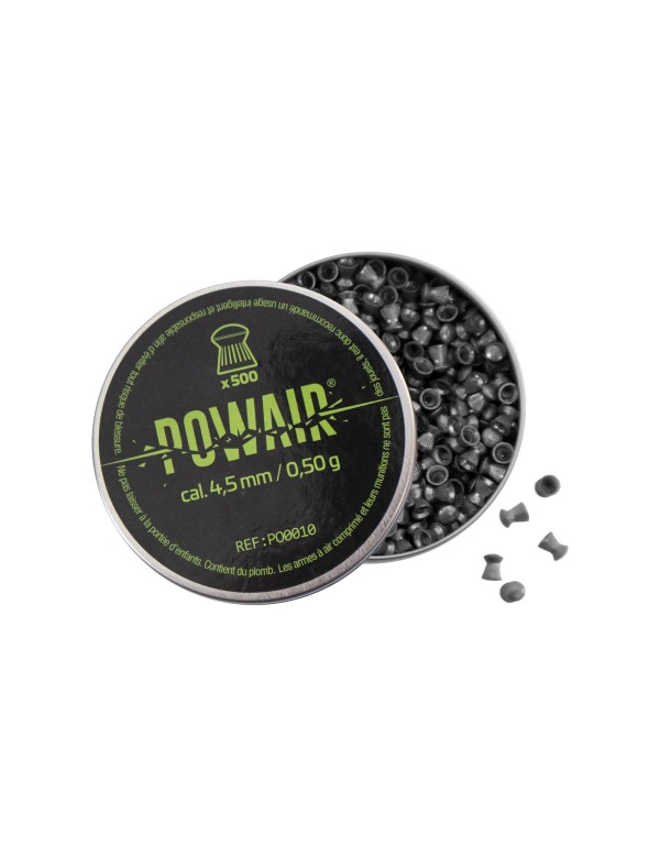 Plombs Powair ronds domed C4.5 x 500