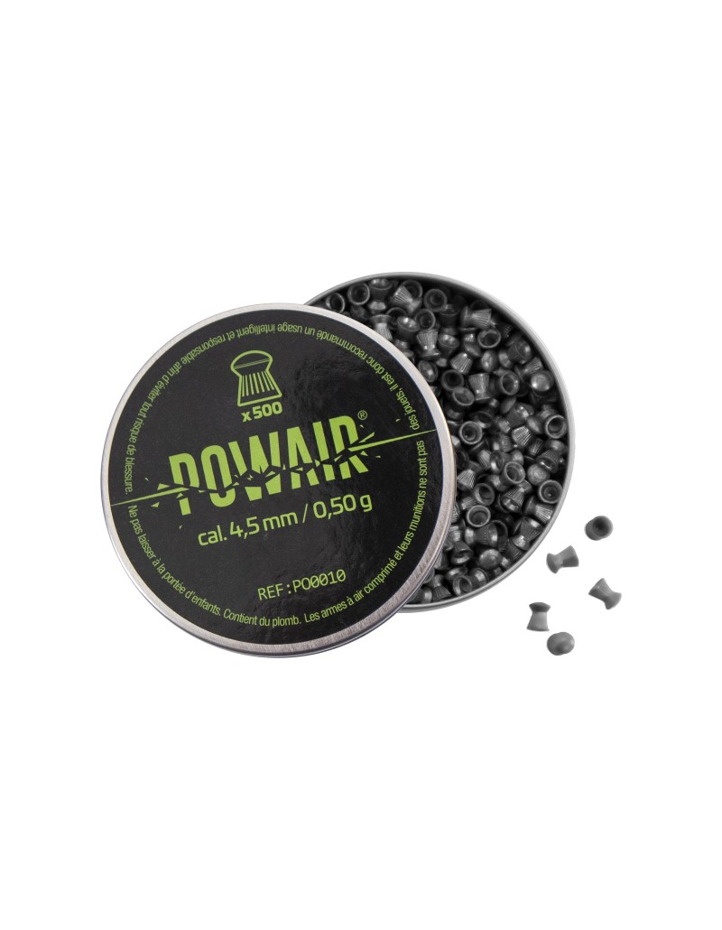 Plombs Powair ronds domed C4.5 x 500