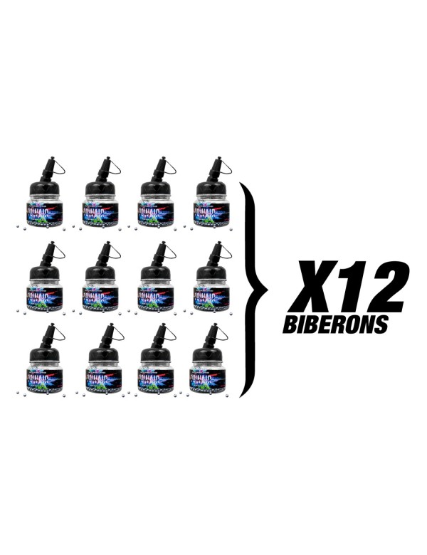 Pack Powair billes acier bb C4.5 X18000 (12 biberons)