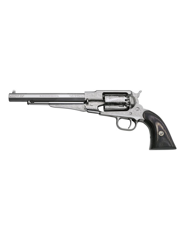 Revolver Pietta Replique 1858 RM Laiton nickelé Grave Cal 44 PN