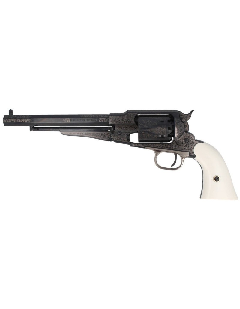 Revolver Pietta Replique 1858 RM acier bronze Laser Deluxe Cal 44 PN