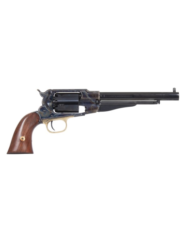 Revolver Pietta Replique 1858 RM acier Laiton bronze Grave Cal 44 PN Poignne en Noyer
