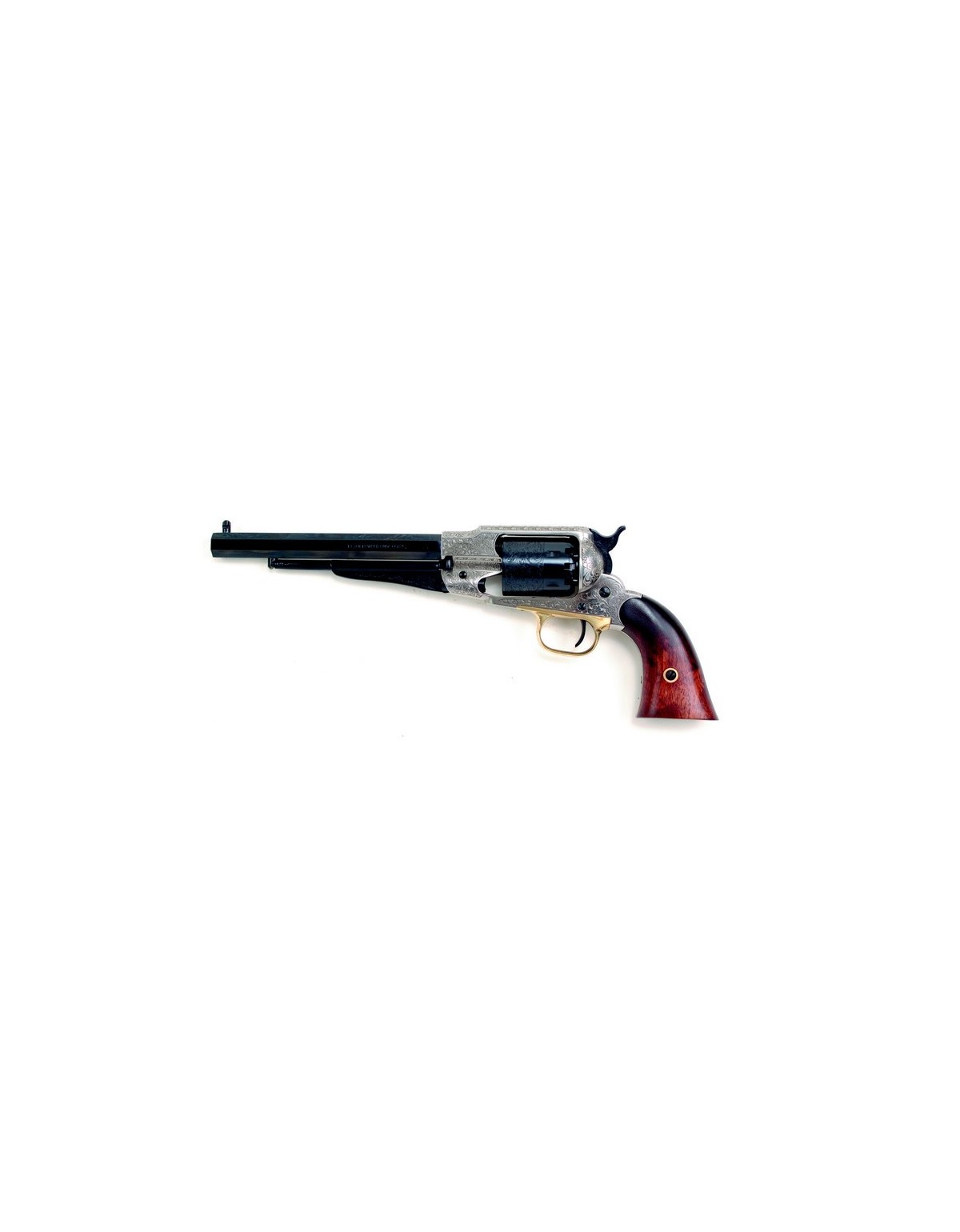Revolver Pietta Replique 1858 RM acier Old Silver Grave Cal 44 PN